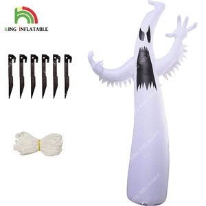 Fantasmi gonfiabili bianchi Halloween Cartoon all'ingrosso personalizzato Indoor Outdoor Yard Led Multicolor incandescente <span class=keywords><strong>Apparitions</strong></span> Decor - Product Image 6