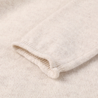 Suéter de Cachemira 100% personalizado, cuello alto, cuello alto, prendas de punto personalizadas para mujer, Jersey de punto de Cachemira de manga larga para mujer