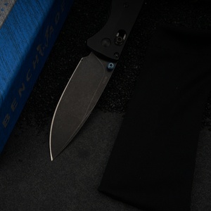 มีดพับ New Bugout 535 EDC ด้ามอลูมิเนียมสีดำ สำหรับกิจกรรมกลางแจ้ง แคมป์ปิ้ง ปิกนิก เอาตัวรอด มีดพับทางยุทธวิธี สลักลายด้วยเลเซอร์อย่างมืออาชีพ - Product Image 4