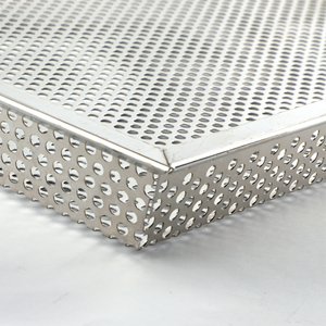 Plateau d'empreintes dentaires en acier inoxydable certifié CE perforé à puissance réduite S XS XXS M L XL Instruments chirurgicaux - Product Image 6