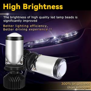 Faro LED Y6 con Lente Proyector H4, 6000K, 12V, 8000 Lúmenes, 60W, Súper Brillante, Luz Alta/Baja para Autos Universales - Product Image 5