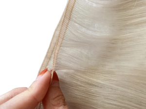 Extensiones de Cabello con Trama Plana, Cabello Humano RUSO, Negro Natural, Doble Trama, Trama Plana Delgada, Coser, Invisible, Larga Duración, Para Salón - Product Image 6