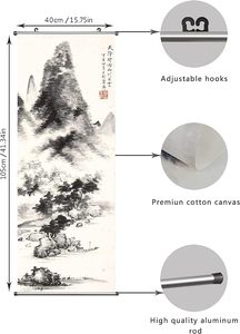 Affiches murales d'art durable : Paysages, Scènes de vie, Peintures Feng Shui écologiques, Art original, Peintures classiques, Tranh 3D - Product Image 6