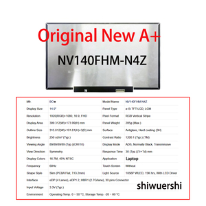 Moniteur LCD d'origine neuf A+ 14 pouces 1920*1080 EDP 30 broches 60Hz NV140FHM N4X N4Y N4Z N140HCG GE1 B140HTN01.2 B140HTN01.0 B140HTN01.B - Product Image 5