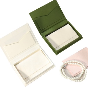 Luxury Cardboard Large <b>Empty</b> Jewelry Box with Microfiber Pouch Card Slot Magnetic Flip Top Large Cardboard Jewelry <b>Boxes</b> - Product Image 1