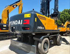 รถขุดล้อยางมือสอง Hyundai 210W ราคาถูก ระบบไฮดรอลิกคุณภาพสูง 20 ตัน 21T เครื่องยนต์ อุปกรณ์อุตสาหกรรมสำหรับขาย ได้รับการรับรองมาตรฐาน CE - Product Image 6