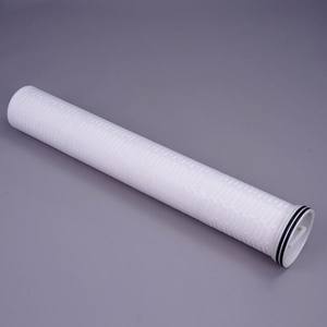 Cartouche filtrante en PP à haut débit plissée à membrane d'usine, longueur 40'', avec embout renforcé en fibre <span class=keywords><strong>de</strong></span> verre pour la dessalement <span class=keywords><strong>de</strong></span> l'eau <span class=keywords><strong>de</strong></span> mer - Product Image 3