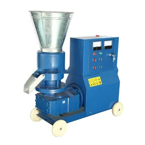 2024R 100-500kg/h Automatic Lubrication Wood Pellet Mill Machine With Wood Pellet Press Mill Machinery Price