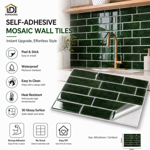 <span class=keywords><strong>Carreaux</strong></span> muraux en mosaïque <span class=keywords><strong>de</strong></span> résine autocollants <span class=keywords><strong>de</strong></span> qualité export, imperméables, résistants à la chaleur, à peler et coller, pour crédences et projets - Product Image 3