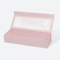 Boîte à fleurs rose pour la fête des mères, la Saint-Valentin, boîte cadeau pour rose, je t'aime, emballage de fleurs
