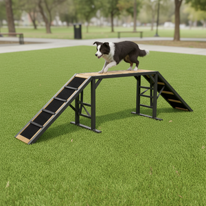 Nueva Rampa Plegable Premium 2026 para Perros, Equipo de Juego, Rampa Ajustable para Parque de Obstáculos de Agilidad al Aire Libre - Product Image 2