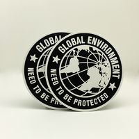 Écusson personnalisé en PVC souple 3d en relief écologique Logo de marque Étiquettes en caoutchouc Écussons en silicone uniformes tactiques