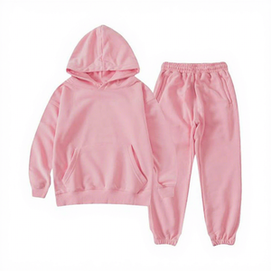 Conjunto Deportivo con Capucha Morado para Adultos Unisex, Talla Grande, 2 en 1, Estampado, Poliéster/Algodón, Color Sólido Informal, Manga Larga, Bolsillos Laterales - Product Image 3