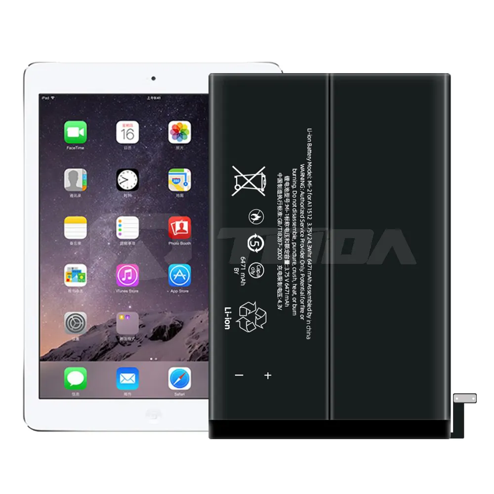 Nouvelle capacité de remplacement Oem pour la batterie li-polymère de réparation pour batterie de tablette de batterie iPad Mini2 3