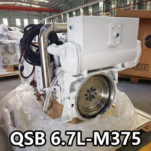 Motor para Barco <span class=keywords><strong>de</strong></span> 6 Cilindros y 4 Tiempos, 280 HP, QSB6.7-M375, Motor Diésel para Yate con Turbocompresor y Enfriador <span class=keywords><strong>de</strong></span> Agua - Product Image 1