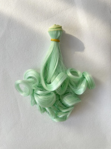 Jd/sd poupée perruque haute température soie poire fleur Curl perruque peut être faite par les cheveux Luoli 20 <span class=keywords><strong>cm</strong></span> de Long - Product Image 6