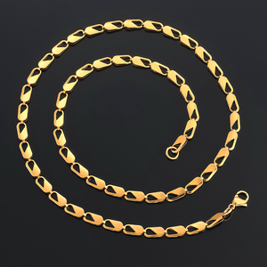 Cadena de Acero Inoxidable de 2.5mm/4.2mm con Cierre de Diseño Único, Color Dorado y Plateado para Mujeres y Niñas, de 14 a 30 Pulgadas - Product Image 6