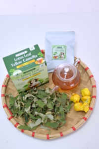 Mezcla de Té de Hierbas de Camelia Amarilla y Hoja de Loto, Premium, 2G, Sin Azúcar, 100% Natural, Apoyo para la Salud, Marca NMPT, Orgánico, Vietnam - Product Image 2