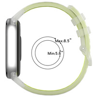 Kingmega Grosir Tali Gel Silikon Transparan Gaya Sporty dengan Gesper Pin Pengganti untuk Mi Band 11/10/9/8