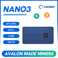 Miner Bitcoin ASIC Harsh Canaan Avalon Nano3 Nano3S 4 6T 140W silencieux pour usage domestique ou professionnel, minage solo