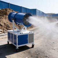 Canon à brouillard compact de 30 m avec direction de brumisation réglable pour les applications de refroidissement sur les chantiers de construction