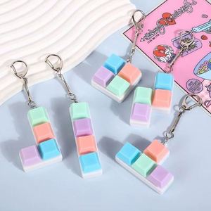 Porte-clés clavier mécanique 4 boutons avec touches de clavier, interrupteur, logo personnalisé, thème anime, anti-stress - Product Image 5