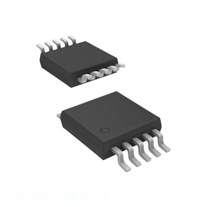 MIC2202-1.8BMM-TR 10 TFSOP, 10 MSOP (0.118 นิ้ว, ความกว้าง 3.00 มม.) ไอซีจัดการพลังงาน (PMIC) ของแท้ รุ่น REG BUCK 1.8V 600mA 10MSOP - Product Image 1