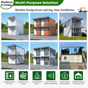 <span class=keywords><strong>Casa</strong></span> Container a 2 Piani in Acciaio e Pannelli Sandwich con 2 Camere da Letto Design Moderno Origine Cina Dimensioni 20ft/40ft - Product Image 4