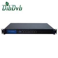 Transcodeur IPTV DCM750 80 canaux UDP Multicast vers M3U8 HLS HTTP RTMP SRT, passerelle de conversion de protocole IP pour solutions IPTV OTT
