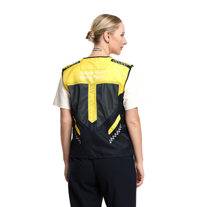 ZX phản quang an toàn vest khả năng hiển thị cao Hi VIS qua Bảo vệ an ninh vest thể thao ngoài trời làm việc xây dựng đường giao thông nhiệm vụ - Product Image 2
