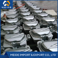 Cabeza de Cilindro de Aluminio para Motor Diésel Agrícola de Tractor OEM, A356 T6, Molde Metálico Fundido, Refrigerado por Agua