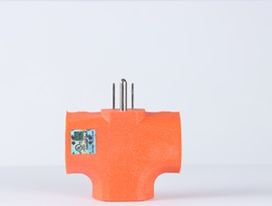 <span class=keywords><strong>Adaptateur</strong></span> d'extension de prise murale robuste en forme de T à 3 voies avec 3 prises murales à 3 broches - Product Image 3