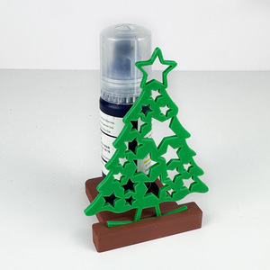 Portacandele per albero di Natale con motivo a stella in ferro da 14 cm, decorazione per la casa per Natale - Product Image 3