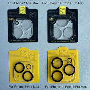 Para iPhone 16 Protector de lente de cámara transparente Protector de cobertura completa con vidrio templado de círculo negro para iPhone 15 14 16 <span class=keywords><strong>Pro</strong></span> Max - Product Image 6