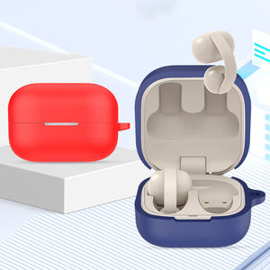 Étui de protection complet en silicone pour boîtier de charge d'écouteurs <span class=keywords><strong>Sony</strong></span> <span class=keywords><strong>LinkBuds</strong></span> Clip WF-LC900 avec mousqueton - Product Image 2