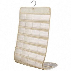 Organizador Colgante de Doble Cara con 80 Bolsillos para Joyas, Collares, Pendientes y Pulseras, con Gancho Giratorio - Product Image 4