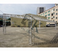 Sistema de armazón para eventos, marco de aluminio resistente, soporte de exhibición de armazón cuadrado, cabina de escenario