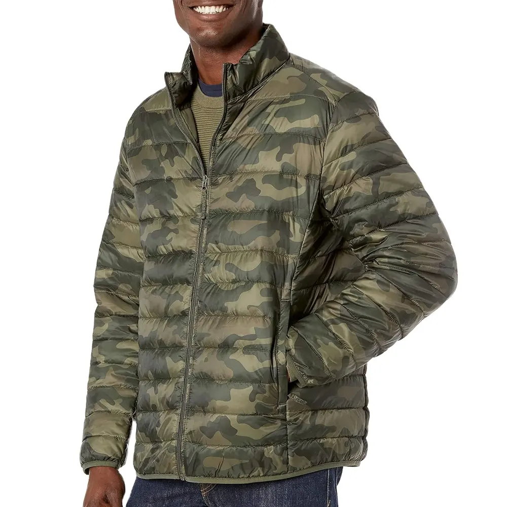 Jaqueta sopradora masculina de poliéster com logotipo personalizado por atacado, jaqueta sopradora masculina impermeável de melhor qualidade para uso ao ar livre