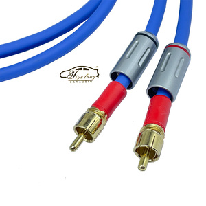 Cable <span class=keywords><strong>de</strong></span> Audio Estéreo RCA <span class=keywords><strong>de</strong></span> 0.5M 1M 2M 3M 5M, Cable <span class=keywords><strong>de</strong></span> Interconexión <span class=keywords><strong>HIFI</strong></span> 2 RCA a 2 RCA para DVD, CD, DAC, Amplificador con Blindaje Premium - Product Image 2