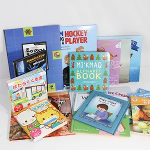 Buku Cetak Kustom Papan Mewarnai Buku Cetak Hardcover untuk Anak-anak