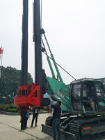 Foreuse rotative hydraulique de 30 m pour travaux de pieutage – Machine de pieutage et de forage rotatif pour la construction