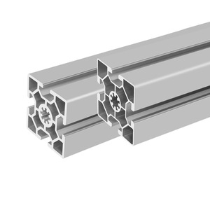 European Standard 6060 Aluminum Profile 6063 Alloy Square Tube Extrusion Anodized For Automation Equipment Frame - Product Image 1