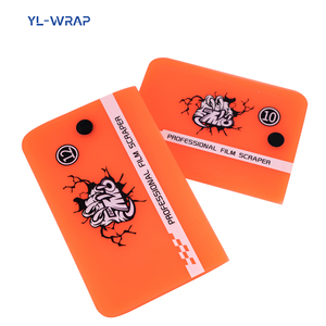 Kit de 2 Espátulas de Goma Naranja para PPF, Herramienta para Instalar Vinilo TPU, Aplicador de Tinte sin Burbujas - Product Image 2