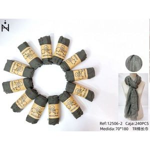 Sciarpa Lunga in Cotone Angelina TR 70x180cm, Sciarpe Lavorate a Maglia - Product Image 3