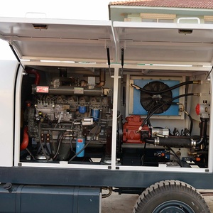 Pompa beton mikro Howo dengan pompa beton pompa beton Hopper - Product Image 3