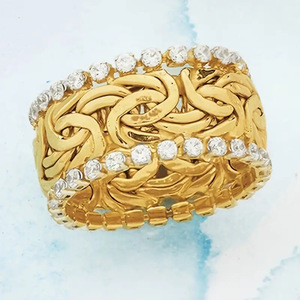 Anello Punk a Fascia Larga Irregolare per Donne, Gioiello da Dito Audace e alla Moda - Product Image 2