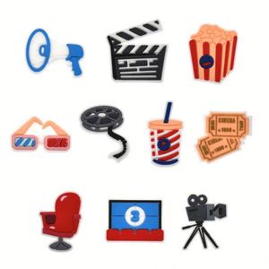 Nueva Llegada PVC Zapato Encanto Película Props Zapato Hebilla Al Por Mayor Personalizado Zapato Decoraciones Accesorios Ajuste Niños Sandalias Muñequeras Regalo - Product Image 2