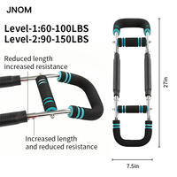 Expansor de Pecho Ajustable y Fortalecedor de Antebrazos, Entrenador de Muñecas para Ejercicios de Pecho
