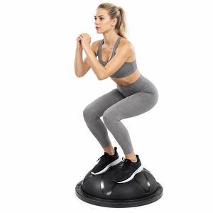 Anti-Burst Half Ball Balance <strong>Trainer</strong> Thickened Pilates Yoga Core Strength Training Home Fitness Equipment - Product Image 1