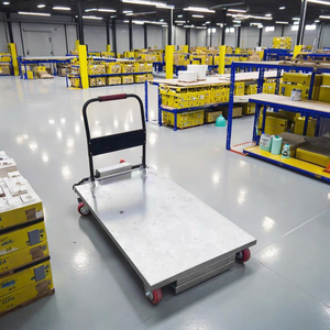 รถเข็นยกโต๊ะแบบ4ล้อสำหรับก่อสร้าง - Product Image 1